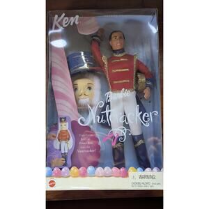 New Vintage Barbie in the Nutcracker Ken As Prince Eric Doll 2001 Mattel 50793